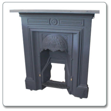 Cast Iron Fireplace 15 W75 x H104 CM