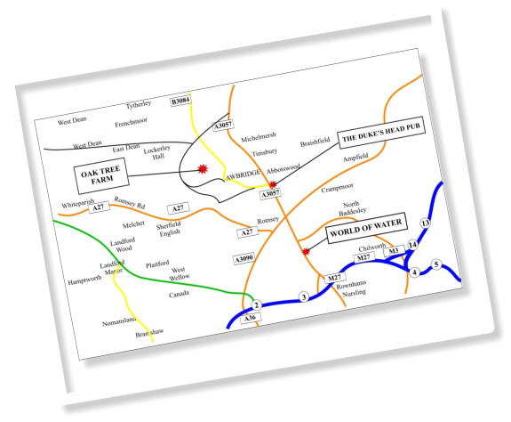 Detailed View of Map