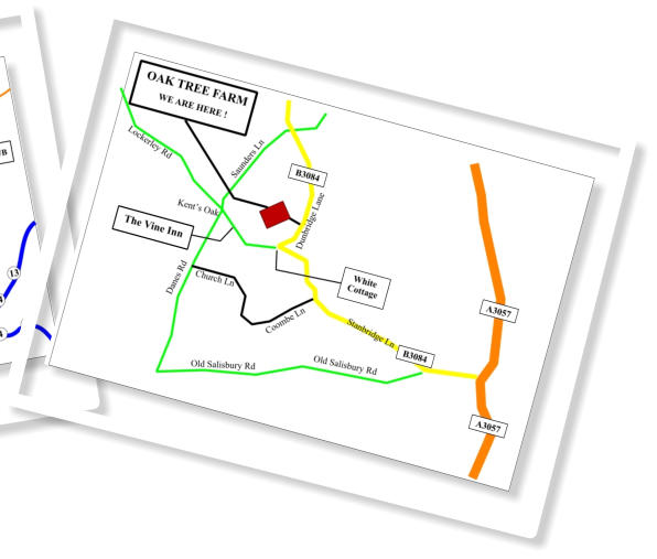 Close Up View of Map